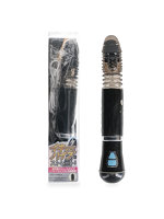 イキすぎバイブE-Charge ストレート回転ピストンヘッドバイブ ブラック（p-335）